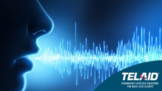 Face with sound waves representing speech coming out